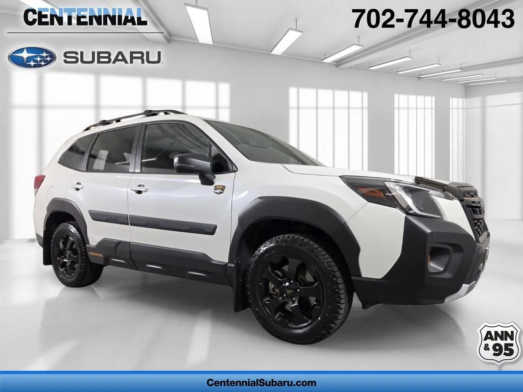 Certified Used 2023 White Subaru Wilderness image 1