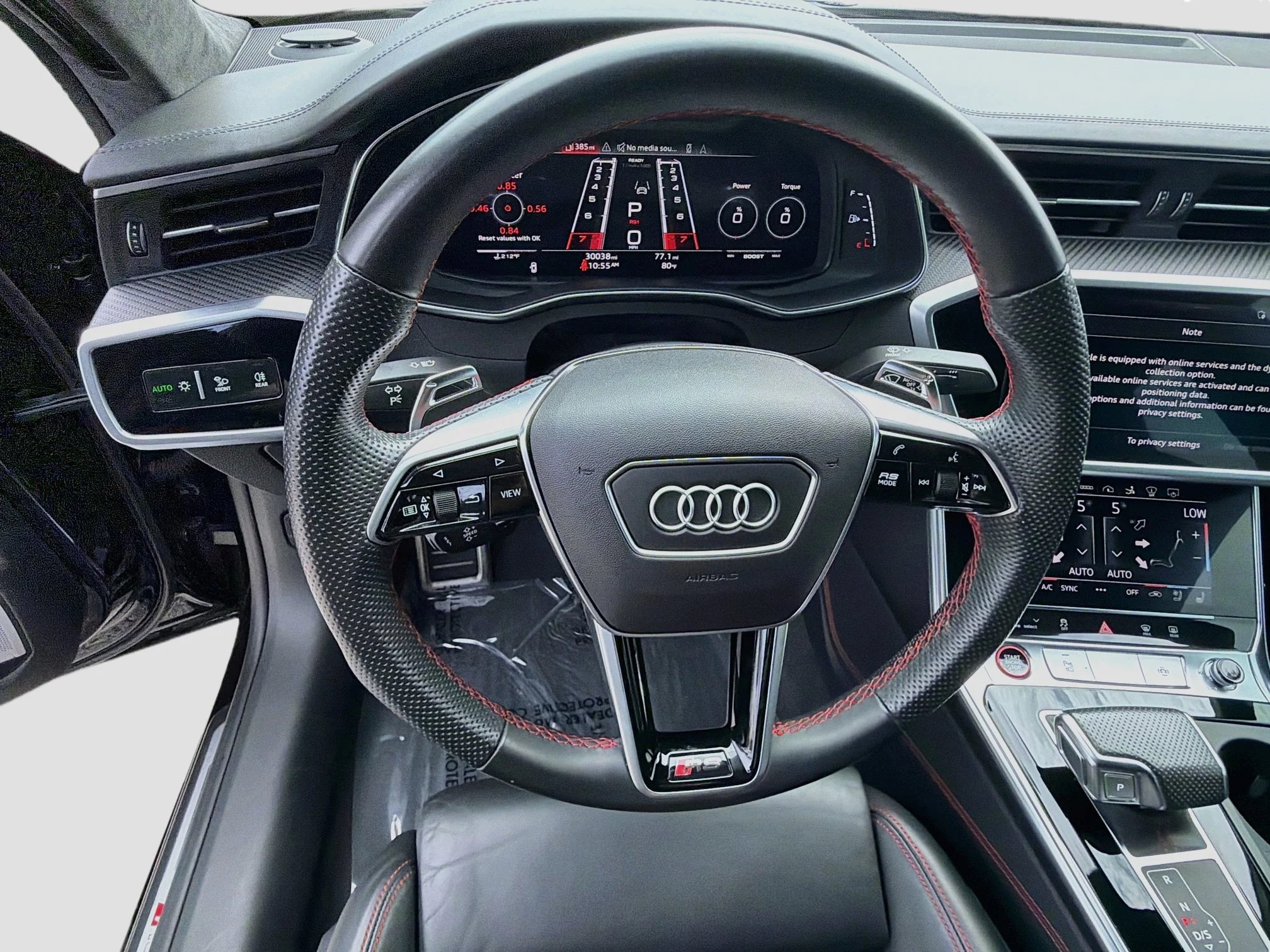 Used 2021 Black Crystal Audi 4.0T image 40