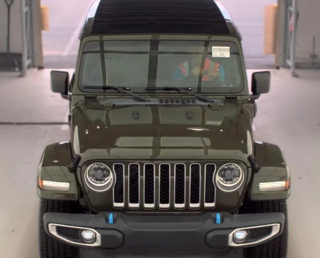Used 2023 Green Jeep Sahara 4xe image 2