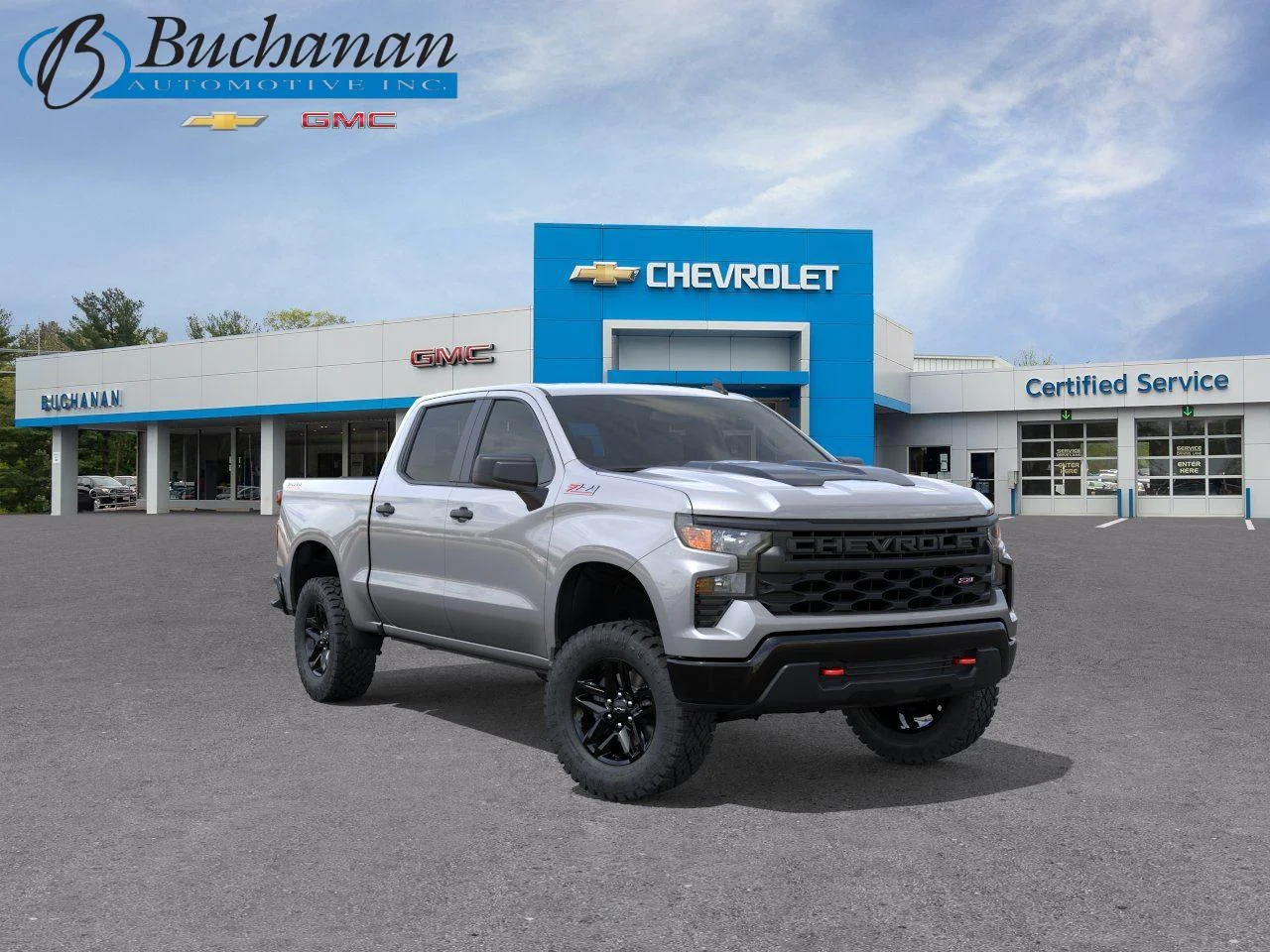 New 2026 Sterling Gray Metallic Chevrolet Custom Trail Boss image 1