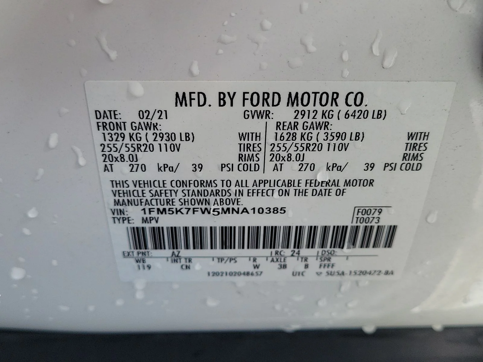 Certified Used 2021 White Ford Limited image 34