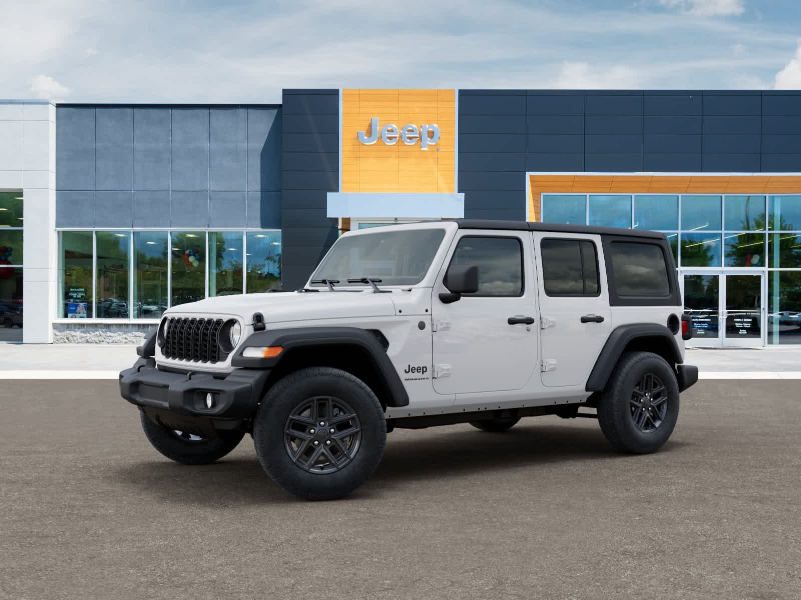 New 2026 Bright White Clearcoat Jeep Sport image 2