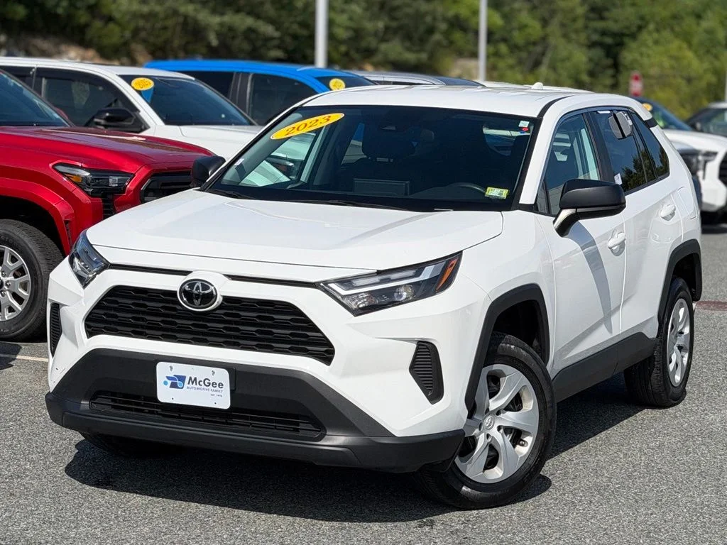 Certified Used 2023 White Toyota LE image 1