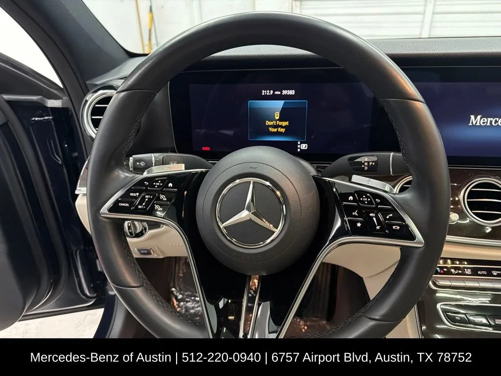 Certified Used 2021 Blue Mercedes-Benz E 350 image 16