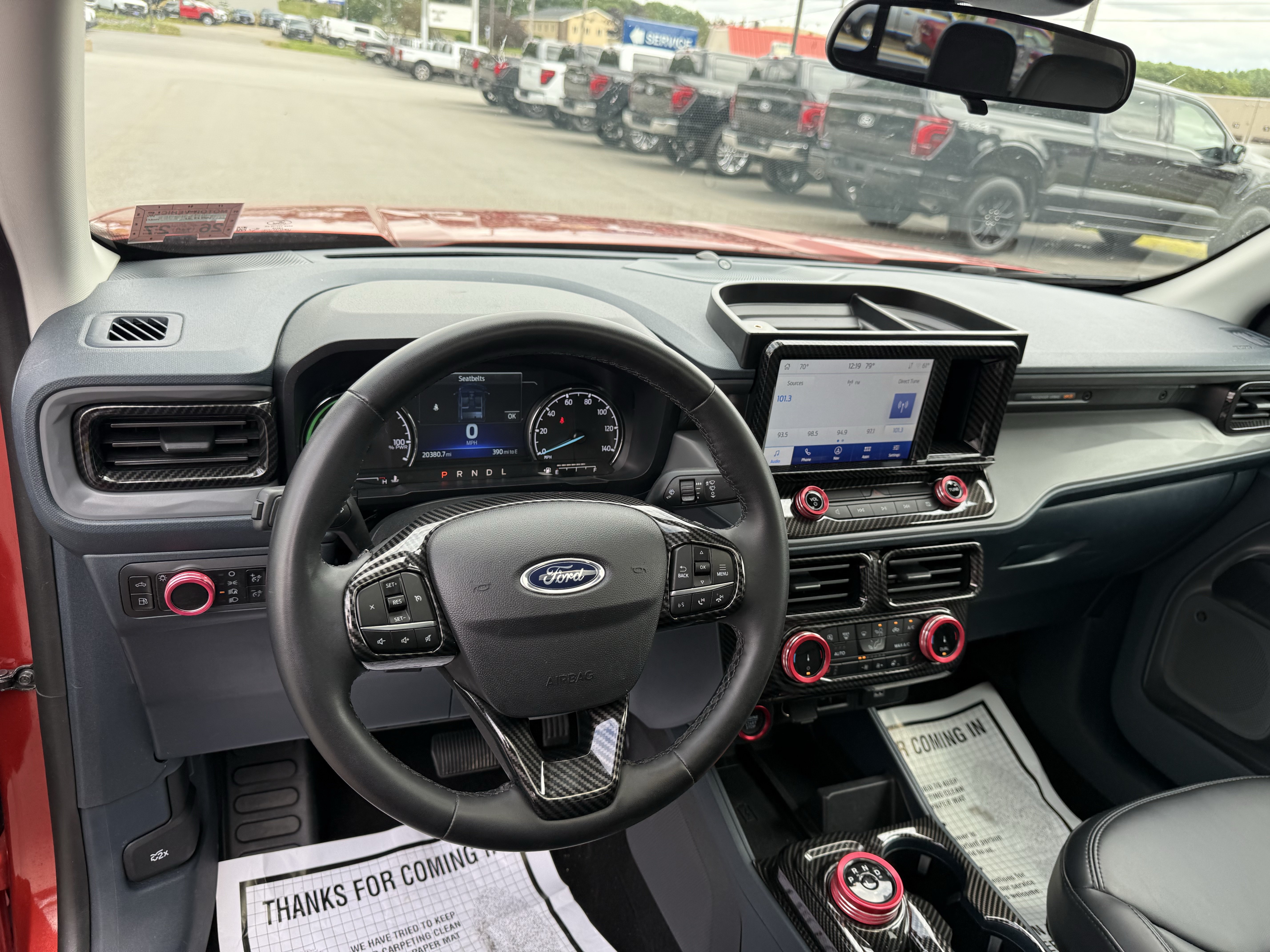 Used 2023 Hot Pepper Red Tc Ford LARIAT image 13