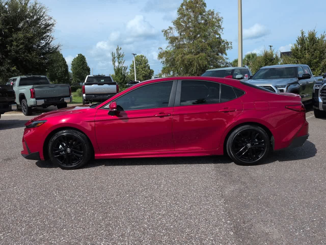 Used 2026 Supersonic Red Toyota SE image 3