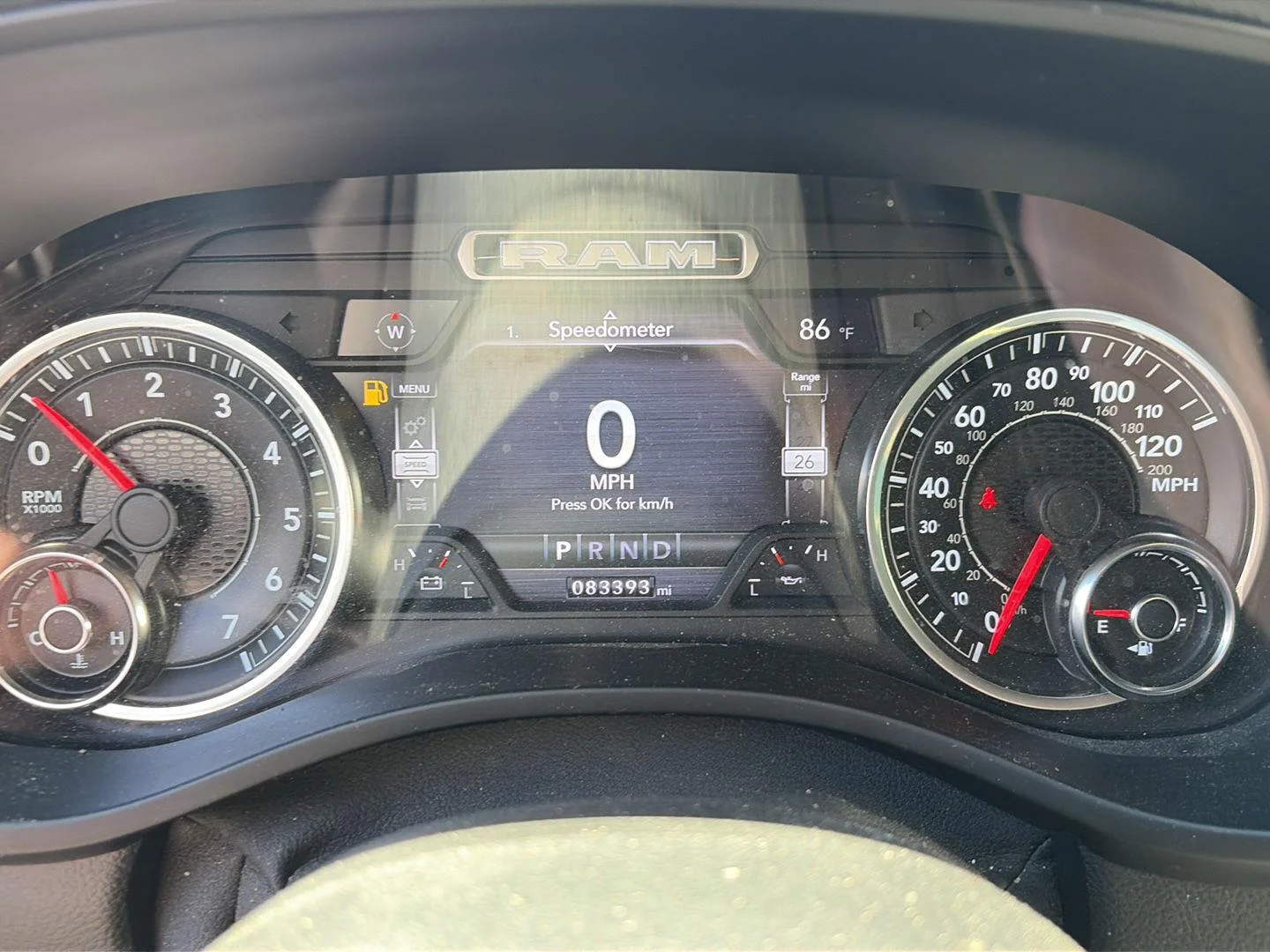 Used 2019 Delmonico Red Pearlcoat Ram Laramie image 9