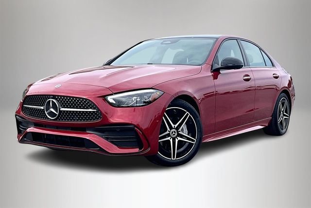 Certified Used 2026 Red Mercedes-Benz C 300 image 1