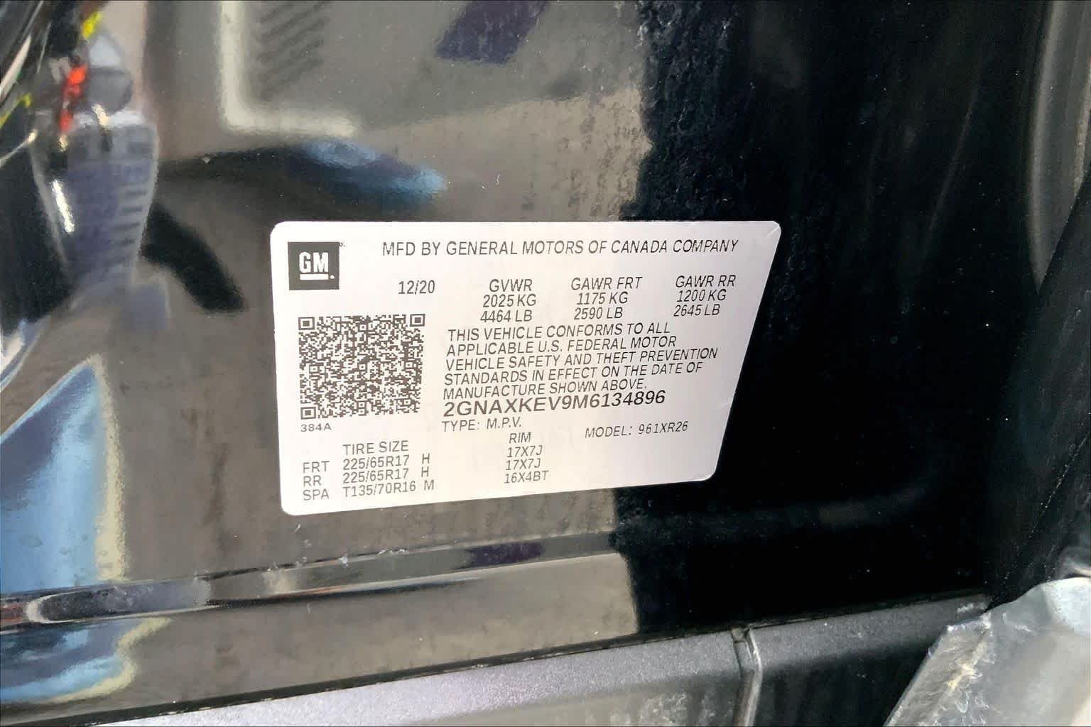 Used 2021 Mosaic Black Metallic Chevrolet LT image 34