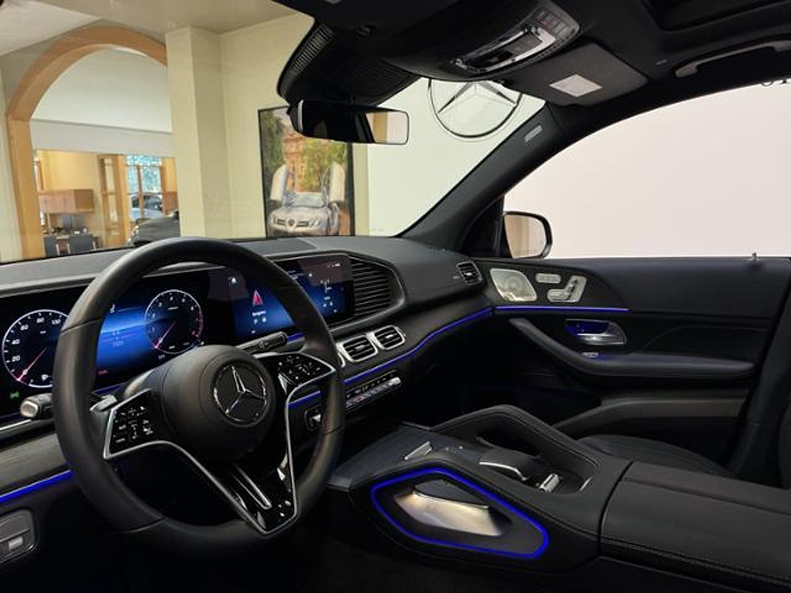 Certified Used 2025 Obsidian Black Metallic Mercedes-Benz GLS 450 image 7