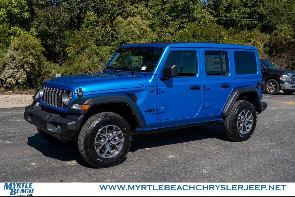 New 2026 Hydro Blue Pearl-Coat Exterior Paint Jeep Sport S image 2