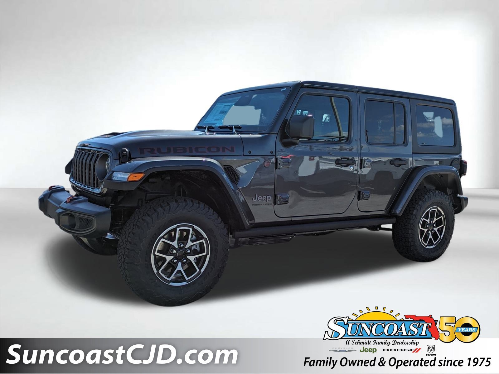 New 2026 Granite Crystal Metallic Clear-Coat Exterior Paint Jeep Rubicon image 1