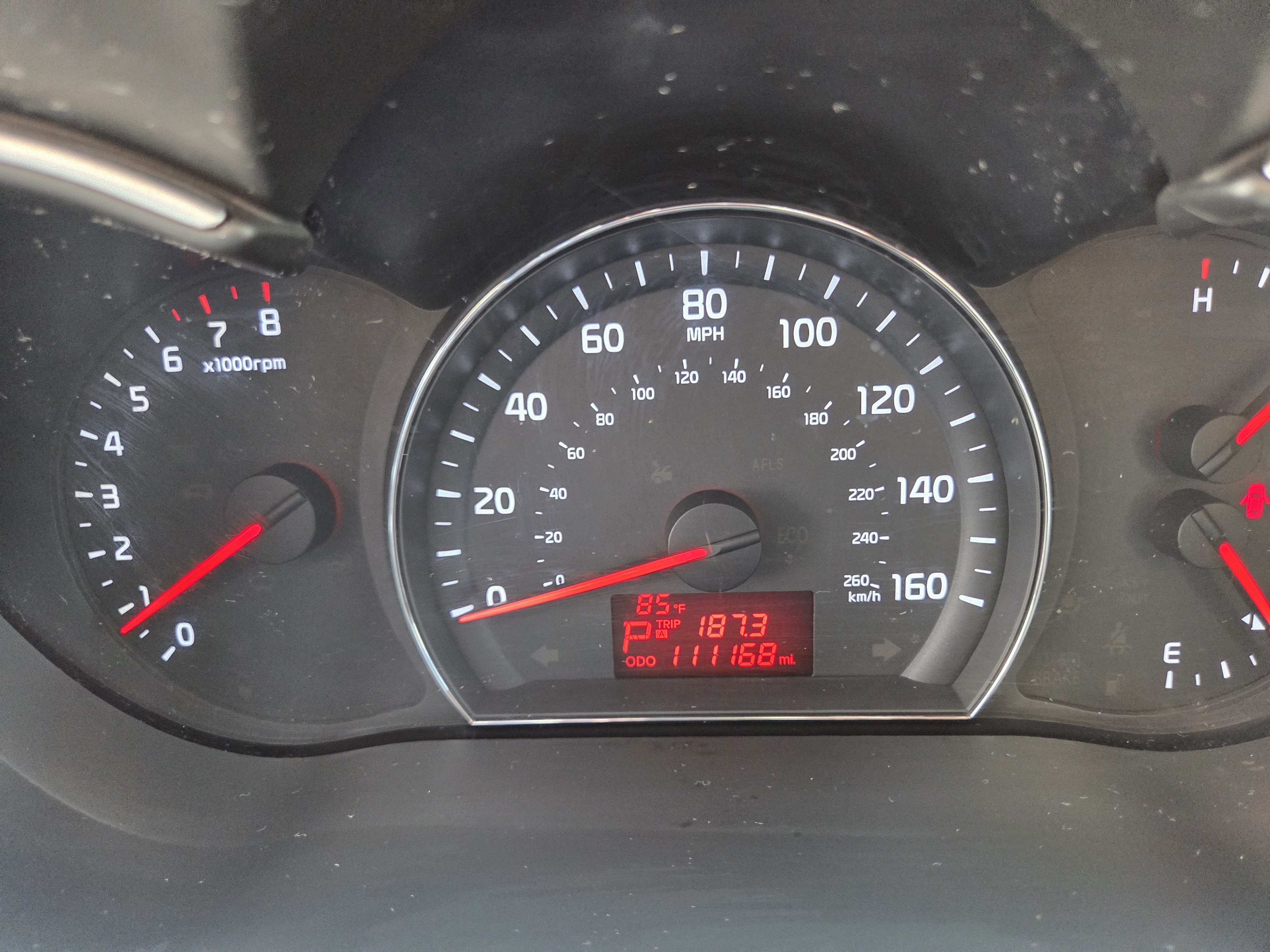 Used 2015 Remington Red Metallic Kia LX image 6