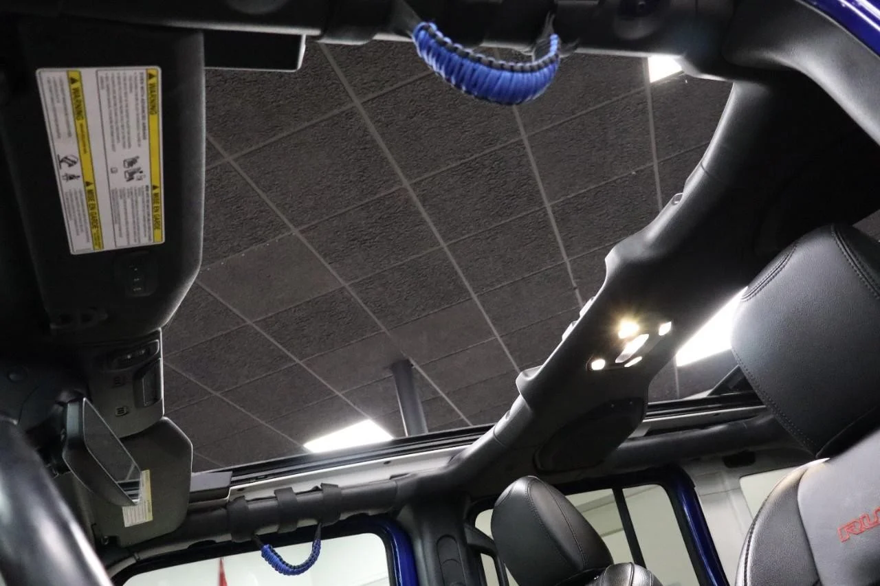 Used 2020 Ocean Blue Metallic Clear Coat Jeep Rubicon image 22