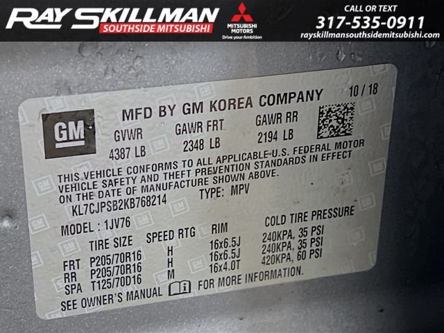 Used 2019 Gray Chevrolet LT image 11