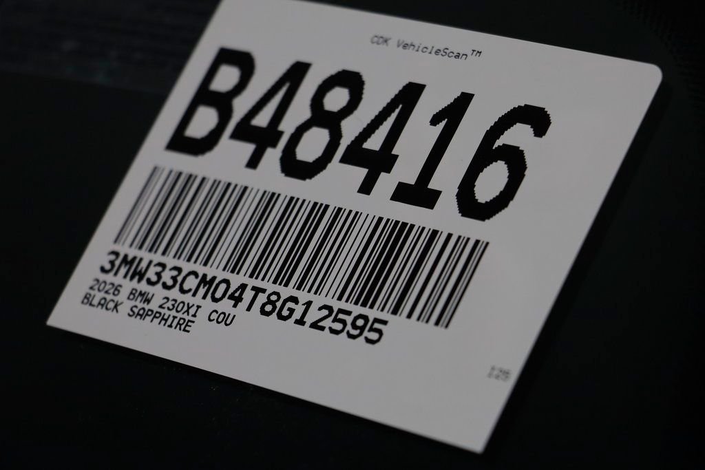 New 2026 Black Sapphire Metallic BMW 230i xDrive image 24