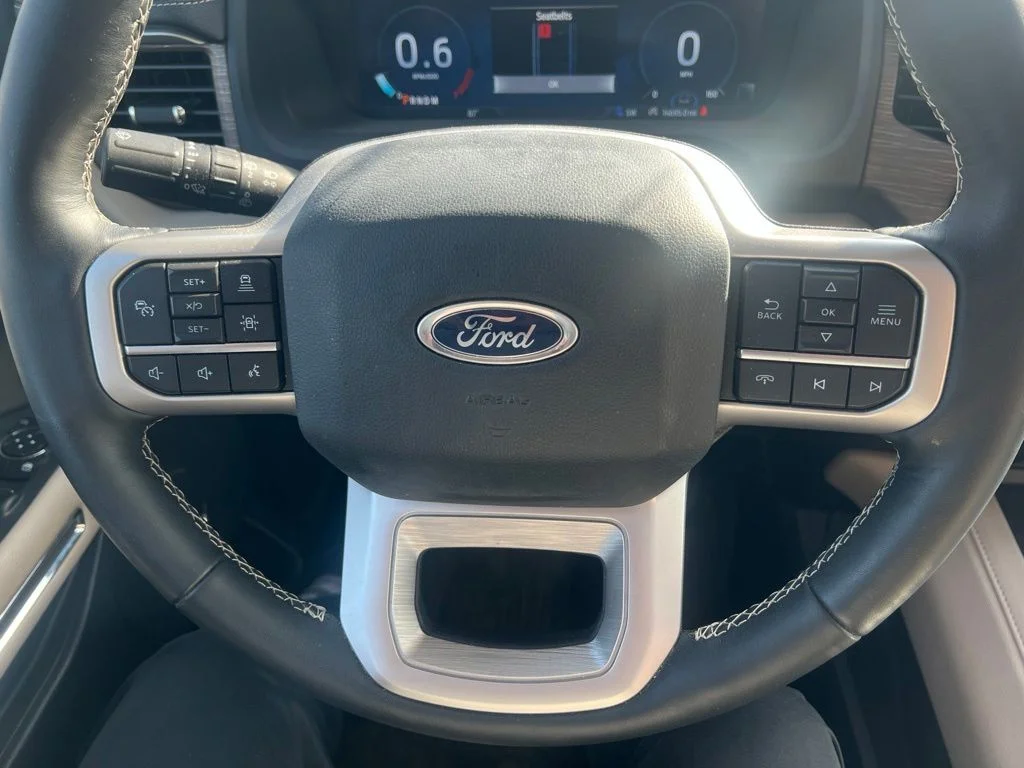 Used 2024 White Metallic Ford Limited image 13