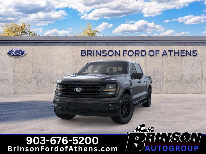 New 2026 Agate Black Metallic Ford XLT image 2