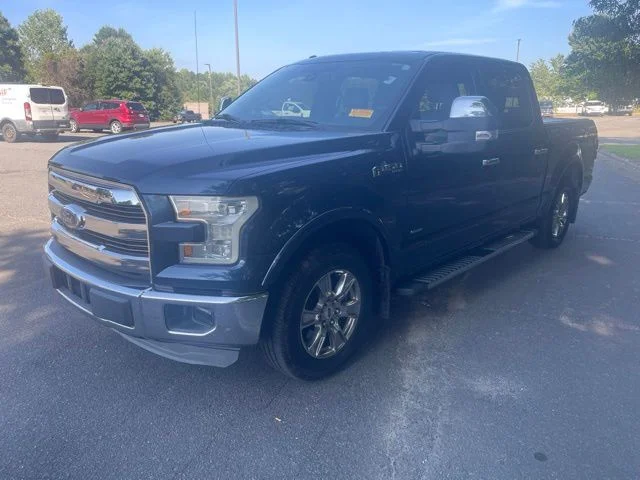 Used 2015 Blue Ford Lariat image 1