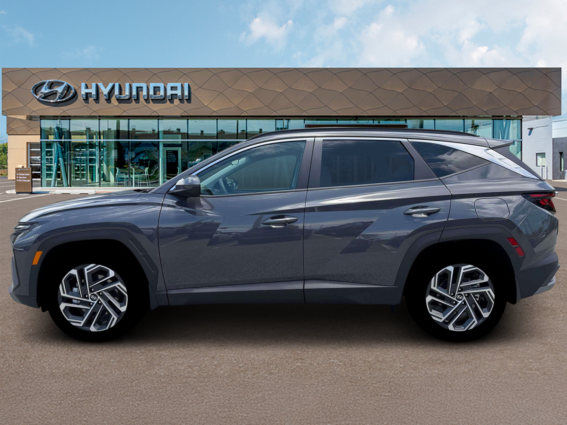 New 2026 Ecotronic Gray Hyundai SEL Plus AWD image 3