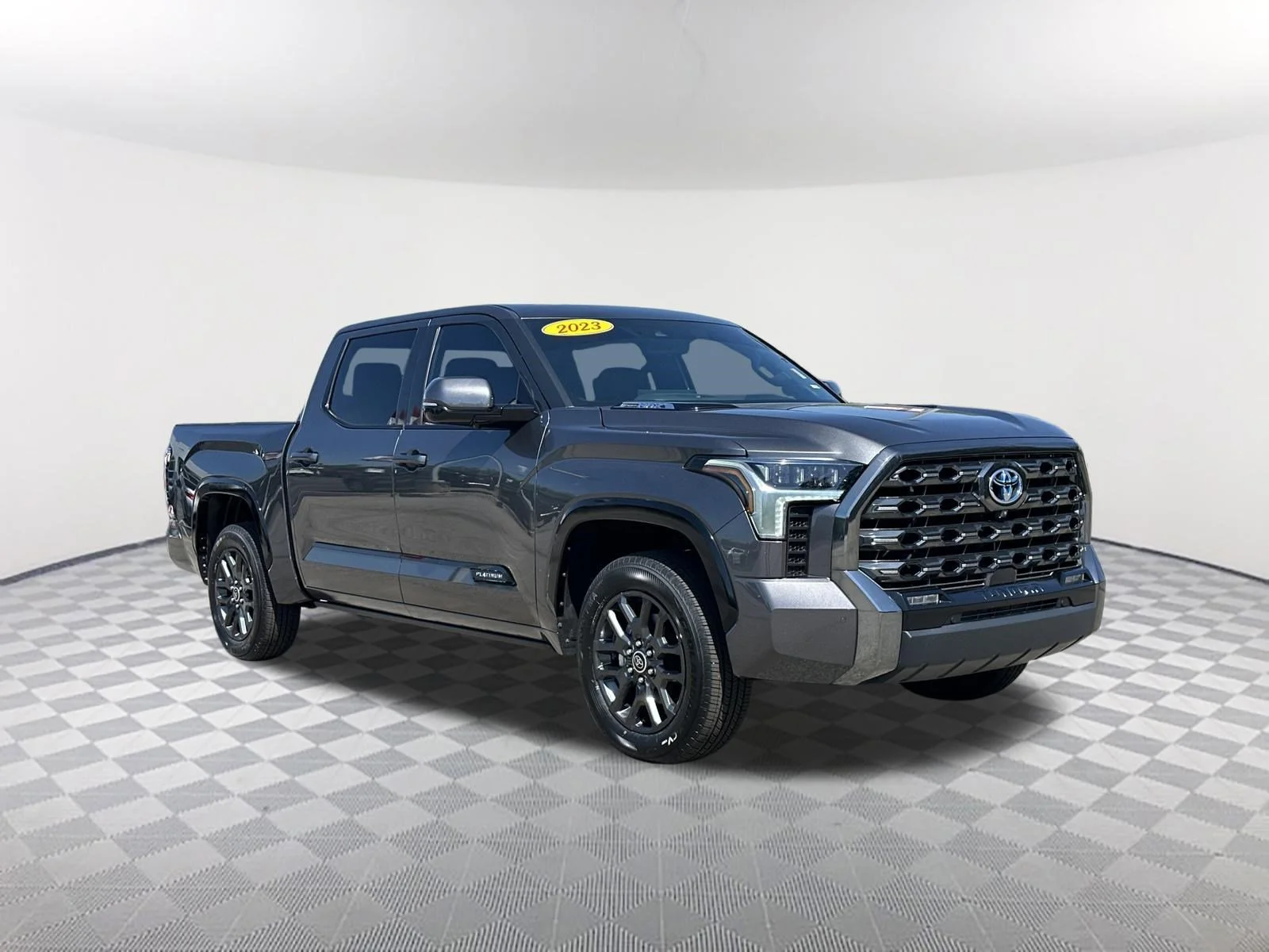 Used 2023 Magnetic Gray Metallic Toyota Platinum HV image 3