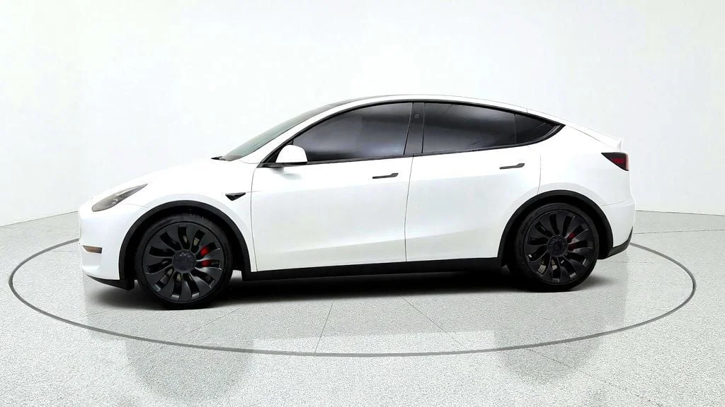 Used 2023 Pearl White Multi-Coat Tesla Performance AWD image 8