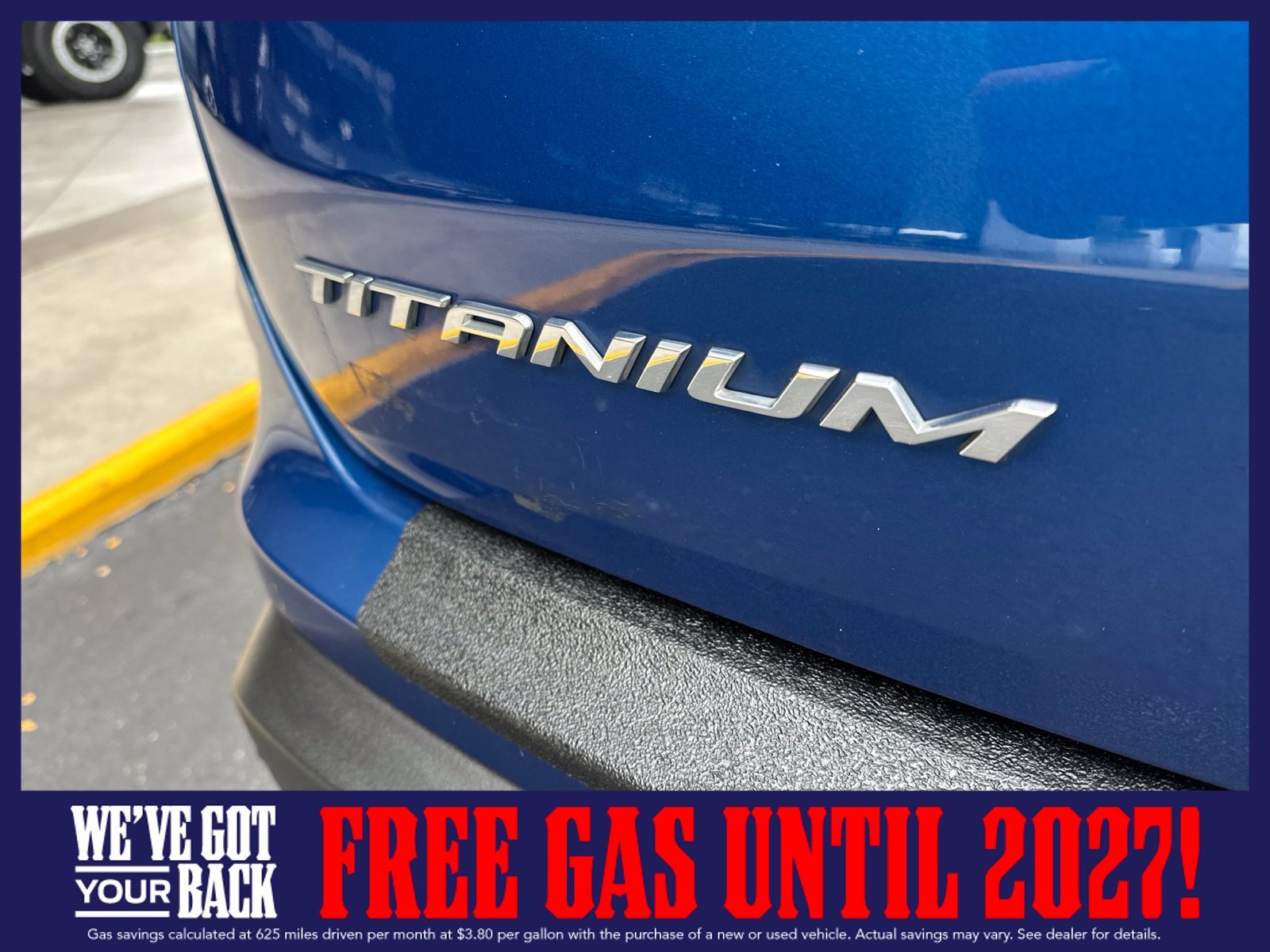 New 2023 Blue Ford Titanium image 14