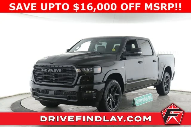 New 2026 Diamond Black Crystal Pearl-Coat Exterior Paint RAM Laramie image 10