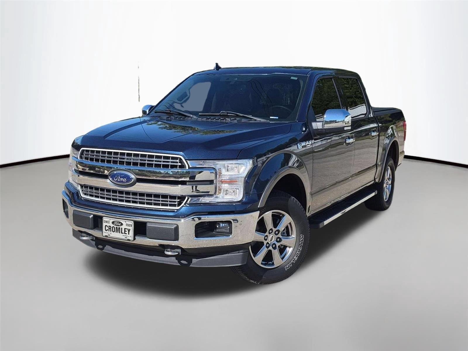 Used 2018 Blue Jeans Metallic Ford LARIAT image 1
