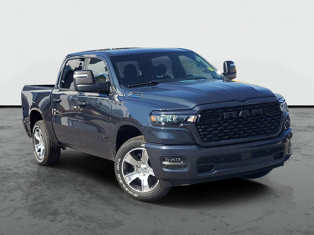 New 2025 Forged Blue Metallic Exterior Paint RAM Tradesman image 1