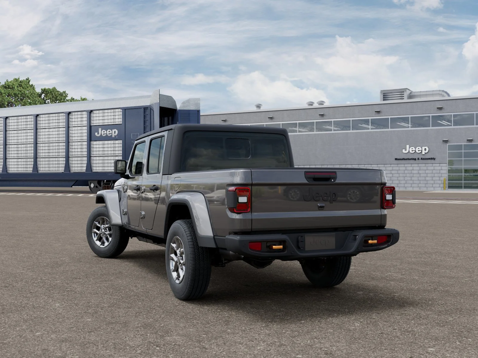 New 2026 Granite Crystal Metallic Clearcoat Jeep 85th Anniversary Edition image 3