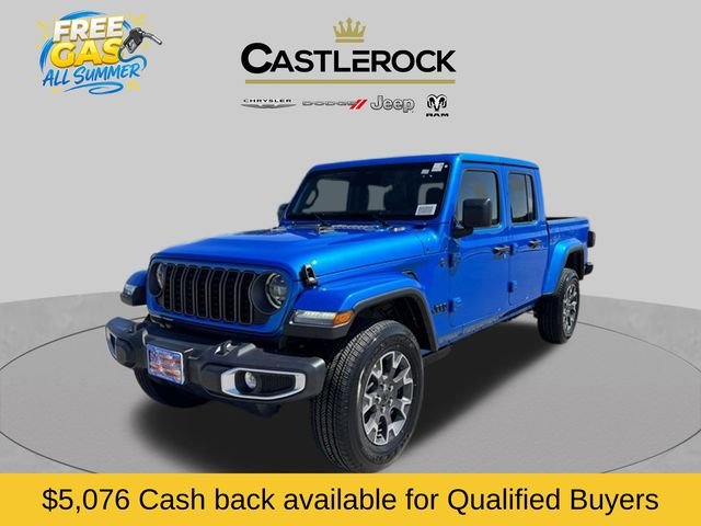 New 2026 Hydro Blue Pearl-Coat Exterior Paint Jeep Sahara image 1