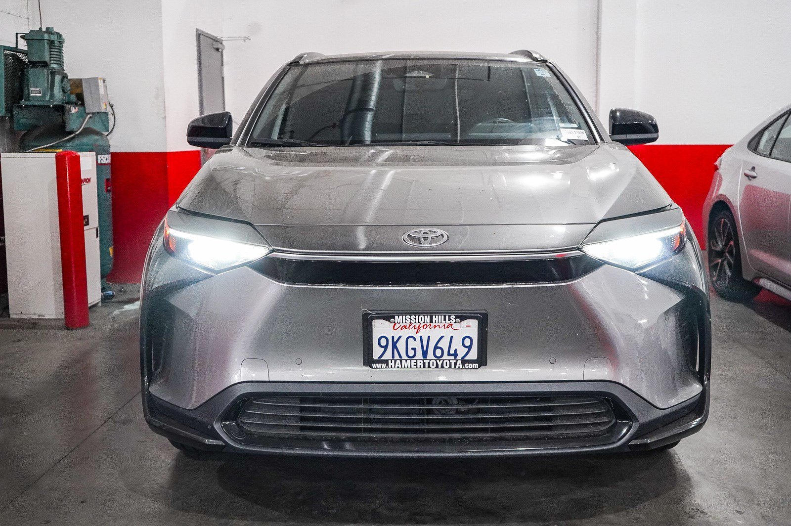 Certified 2023 Toyota bZ4X XLE with VIN JTMAAAAA9PA026468 for sale in Los Angeles, CA