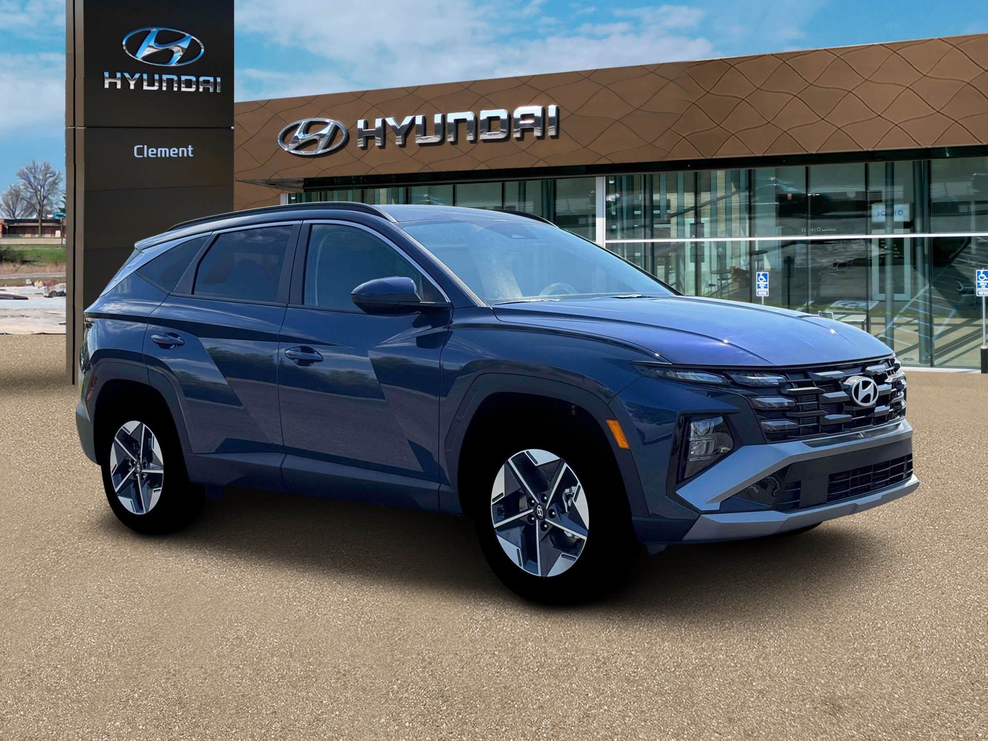 New 2026 Blue Hyundai SEL Plus AWD image 10
