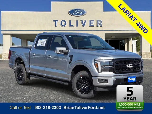 New 2026 Iconic Silver Metallic Ford Lariat® image 1