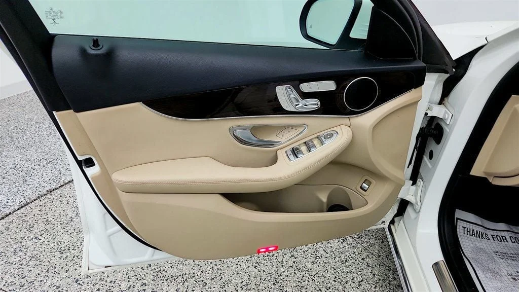 Used 2018 Polar White Mercedes-Benz C 300 4MATIC® Sedan w/ Premium Pkg, Panorama Roof & 18