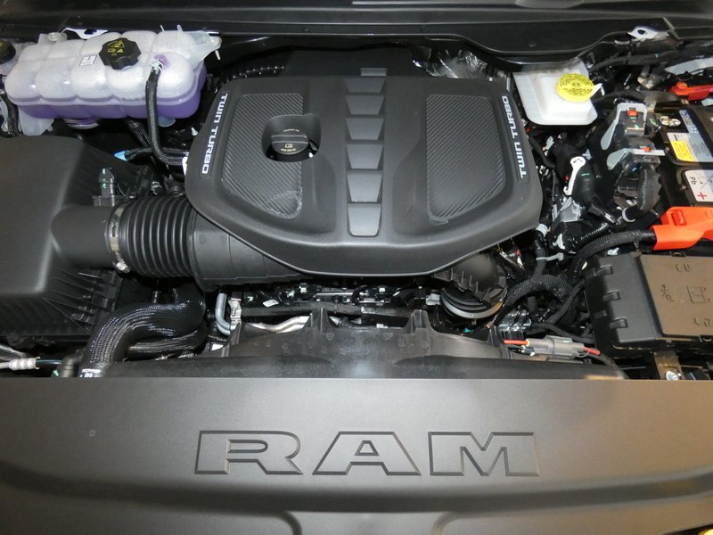 New 2026 Bright White Clear-Coat Exterior Paint RAM Tungsten Crew Cab 5