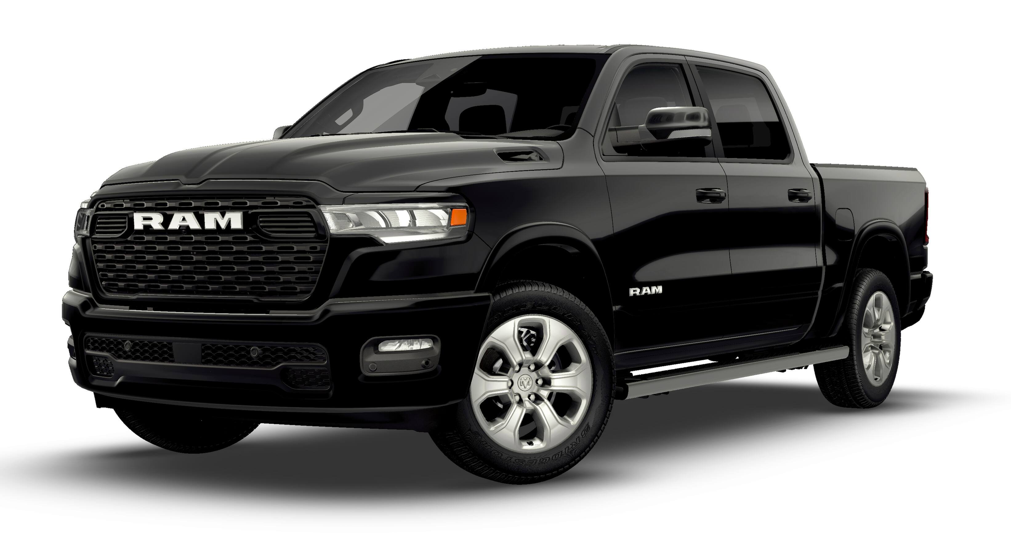 New 2026 Diamond Black Crystal Pearl-Coat Exterior Paint RAM BIG HORN image 13