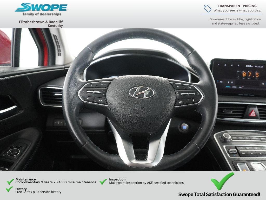 Used 2022 Calypso Red Hyundai SEL image 17