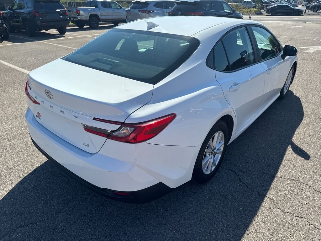 Used 2025 White Toyota LE image 7