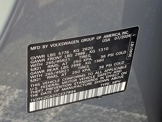 New 2026 Gray Volkswagen SEL Premium R-Line image 15