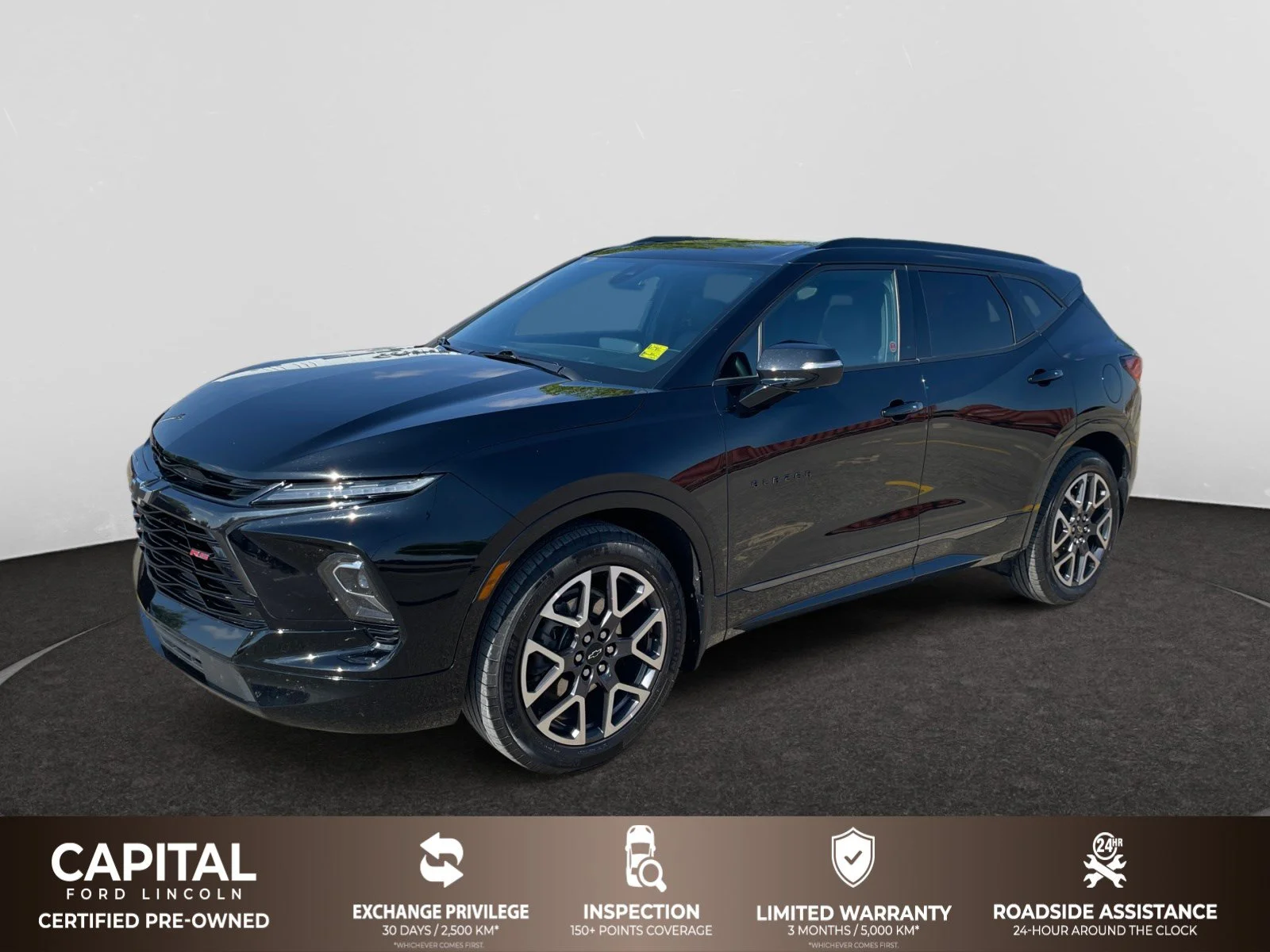Used 2024 Black Chevrolet RS AWD Local Trade Low Kms image 1