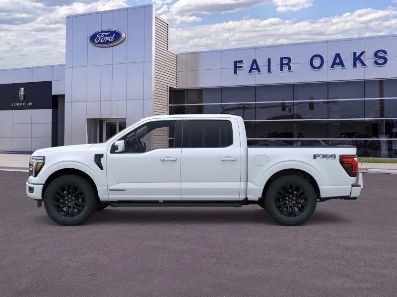 New 2026 Star White Metallic Tri-Coat Ford Lariat image 3