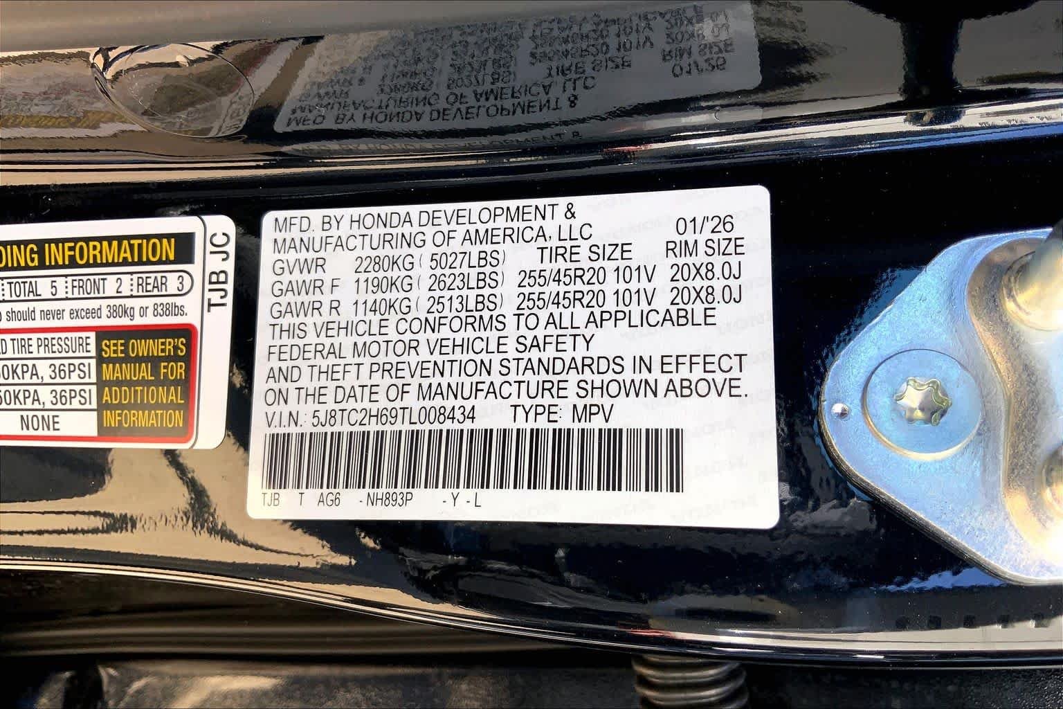 New 2026 Majestic Black Pearl Acura w/A-Spec Package image 21
