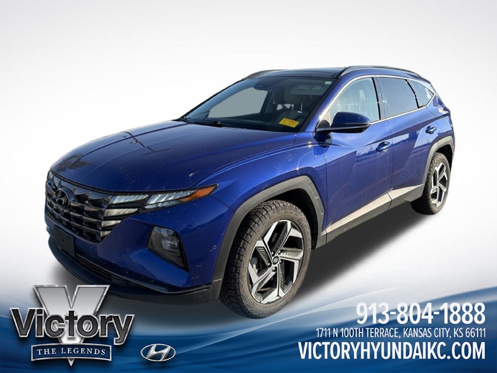 Used 2022 Blue Hyundai Limited image 1