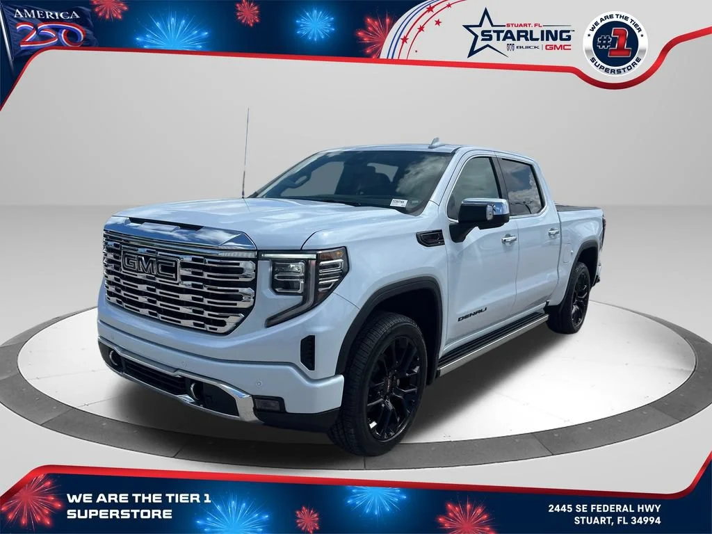 New 2026 Glacier White Tricoat GMC Denali image 1