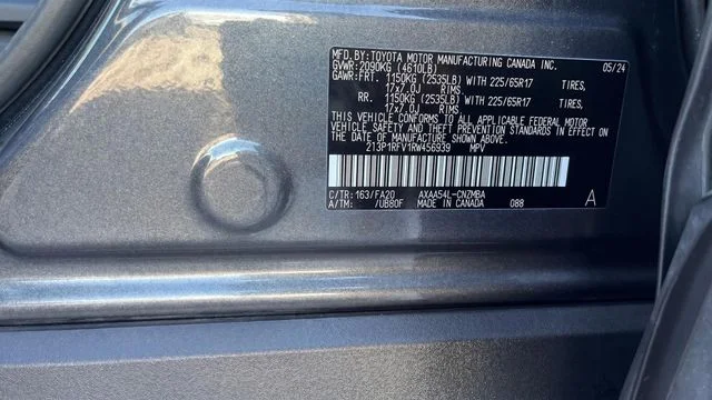 Used 2024 Gray Toyota XLE image 33