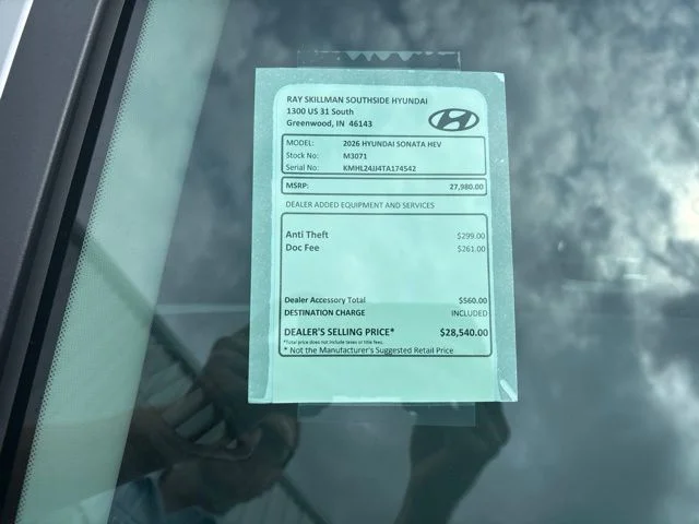 Used 2026 Silver Hyundai Blue image 2