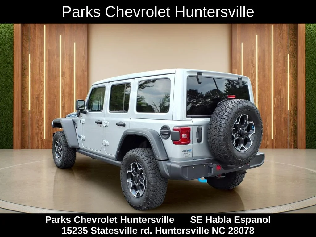 Certified Used 2023 Silver Jeep Rubicon 4xe image 29