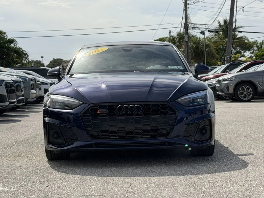 Used 2021 Blue Audi Premium 45 TFSI quattro S tronic image 2